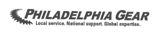 PHILADELPHIA GEAR LOCAL SERVICE. NATIONAL SUPPORT. GLOBAL EXPERTISE.