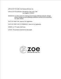 ZOE BUSINESS SERVICES, INC.