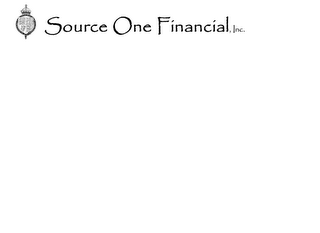 SOURCE ONE FINANCIAL, INC.