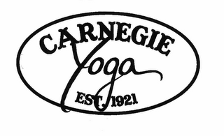 CARNEGIE YOGA EST. 1921