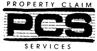 PROPERTY CLAIM SERVICES PCS