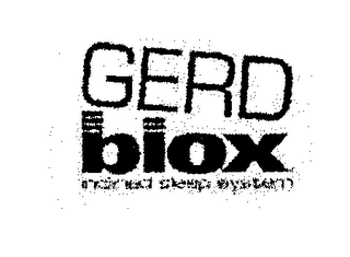 GERD BLOX INCLINED SLEEP SYSTEM