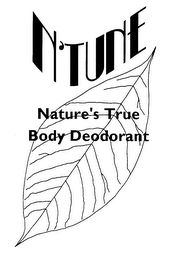 N'TUNE NATURE'S TRUE BODY DEODORANT