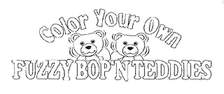 COLOR YOUR OWN FUZZY BOP'N TEDDIES