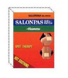 SALONPAS GEL-PATCH HISAMITSU SPOT THERAPY HOT SOOTHING