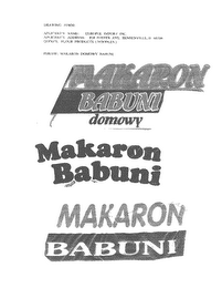 MAKARON DOMOWY BABUNI