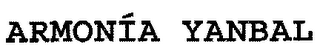 ARMONIA YANBAL