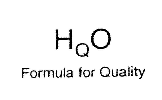 HQO FORMULA FOR QUALITY