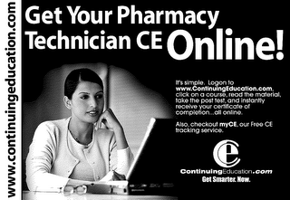CE CONTINUINGEDUCATION.COM GET SMARTER. NOW.