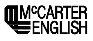 M E MCCARTER ENGLISH