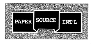 PAPER SOURCE INT'L