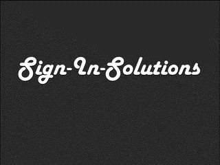 SIGN-IN-SOLUTIONS