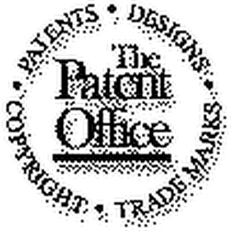 THE PATENT OFFICE PATENTS DESIGNS COPYRIGHT TRADE MARKS