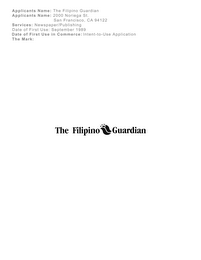 THE FILIPINO GUARDIAN