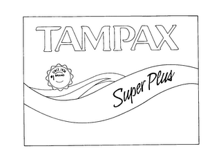 TAMPAX SUPER PLUS #1 BRAND SINCE 1936