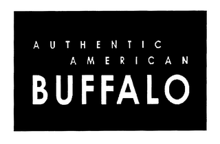 AUTHENTIC AMERICAN BUFFALO