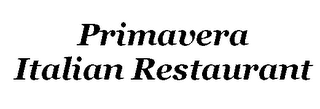 PRIMAVERA ITALIAN RESTAURANT