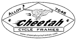 ALLOY 7046 CHEETAH CYCLE FRAMES WWW.CHEETAHCYCLEFRAMES.COM
