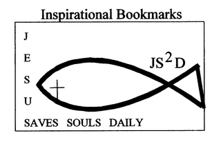 INSPIRATIONAL BOOKMARKS JESUS SAVES SOULS DAILY JS2D