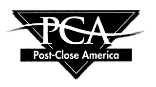 PCA POST-CLOSE AMERICA