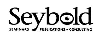 SEYBOLD SEMINARS PUBLICATIONS CONSULTING