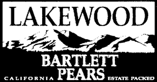 LAKEWOOD CALIFORNIA BARTLETT PEARS ESTATE PACKED