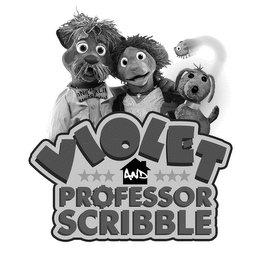 VIOLET AND PROFESSOR SCRIBBLE
