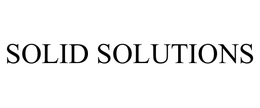 SOLID SOLUTIONS