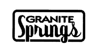 GRANITE SPRINGS