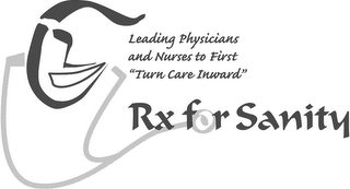 RX FOR SANITY LEADING PHYSICIANS AND NURSES TO FIRST "TURN CARE INWARD"