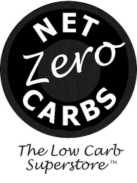 NET ZERO CARBS THE LOW CARB SUPERSTORE