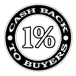 1% CASH BACK TO BUYERS