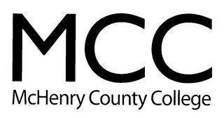 MCC MCHENRY COUNTY COLLEGE