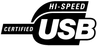 HI-SPEED CERTIFIED USB