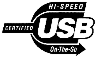 HI-SPEED CERTIFIED USB ON-THE-GO