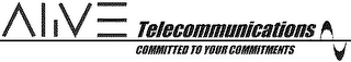 ALIVE TELECOMMUNICATIONS COMMITTED TO YOUR COMMITMENTS