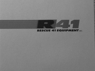 R41 RESCUE 41 EQUIPMENT INC.