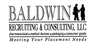 BALDWIN RECRUITING & CONSULTING, LLC MEETING YOUR PLACEMENT NEEDS PHARMACEUTICAL - MEDICAL DEVICES - PACKAGING - CONSUMER GOODS