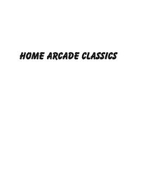 HOME ARCADE CLASSICS