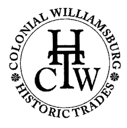 COLONIAL WILLIAMSBURG HISTORIC TRADES CWHT