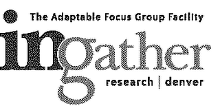 THE ADAPTABLE FOCUSE GROUP FACILITY INGATHER RESEARCH DENVER