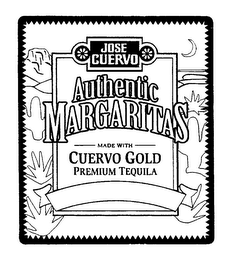 JOSE CUERVO AUTHENTIC MARGARITAS MADE WITH CUERVO GOLD PREMIUM TEQUILA