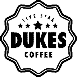 FIVE STAR DUKES COFFEE