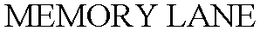 MEMORY LANE, INC.