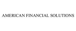 AMERICAN FINANCIAL SOLUTIONS