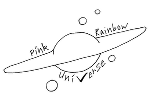 PINK RAINBOW UNIVERSE