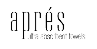 APRES ULTRA ABSORBENT TOWELS