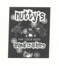 NUTTY'S ANIMAL CRACKERS PAW LICKIN GOOD