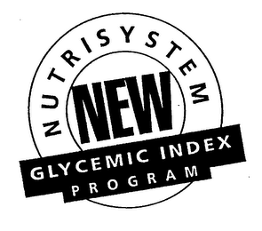 NUTRISYSTEM NEW GLYCEMIC INDEX PROGRAM