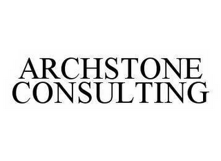 ARCHSTONE CONSULTING